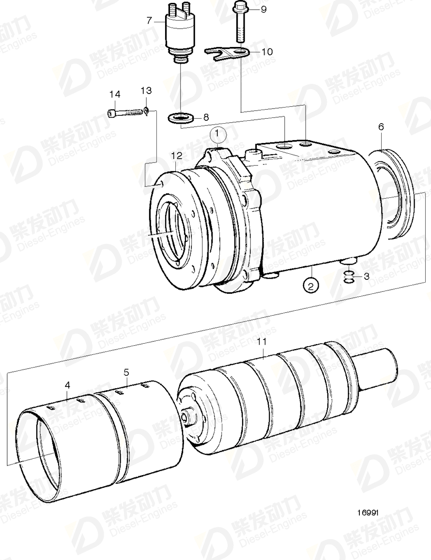 volvo penta Sealing ring 1546221 Drawing volvo penta Sealing ring 1546221 Drawing